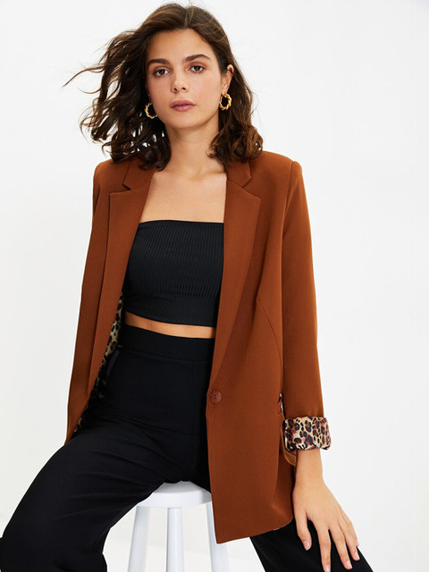 Trendyol Single-Breasted Regular Fit Formal Blazer