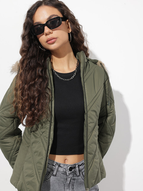 The Roadster Life Co. Hooded Quilted Jacket