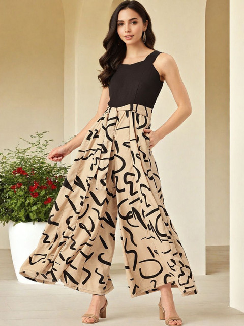 SZN Women Printed Basic Jumpsuit