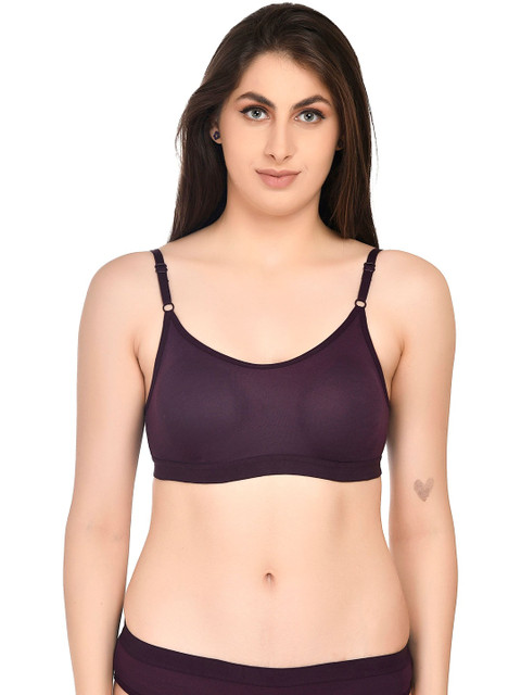 Kinza soft. Pack Of 3 Seamless Full Coverage Ultra Soft Stretchable Cotton Workout Bra