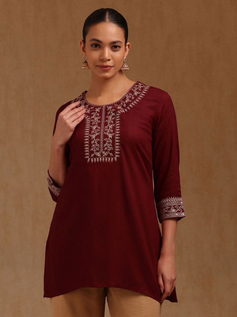 Soch Floral Embroidered Sequinned Kurti