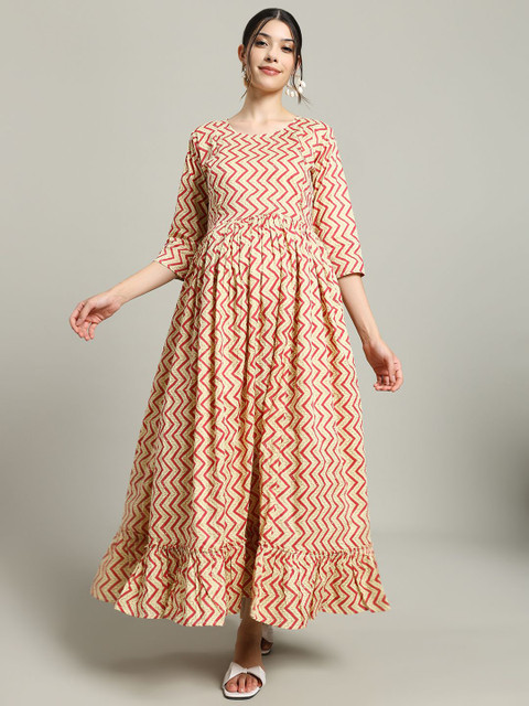 Pahanawa Print Maternity Maxi Dress
