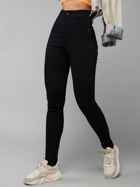 Miss Chase Women's Slim Fit Regular Length High Rise Denim Jeans