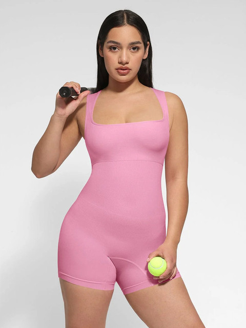 SHOP THE EDIT Women Shoulder Straps Sleeveless Jumpsuit