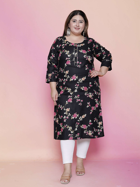 MEHKFAB Women Floral Printed Floral Kurta