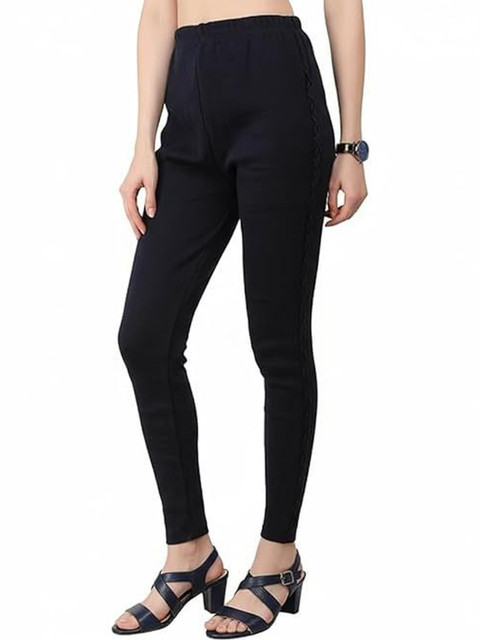 Thrifty Thread We Promise Comfort Women Woolen Ankle-Length Leggings