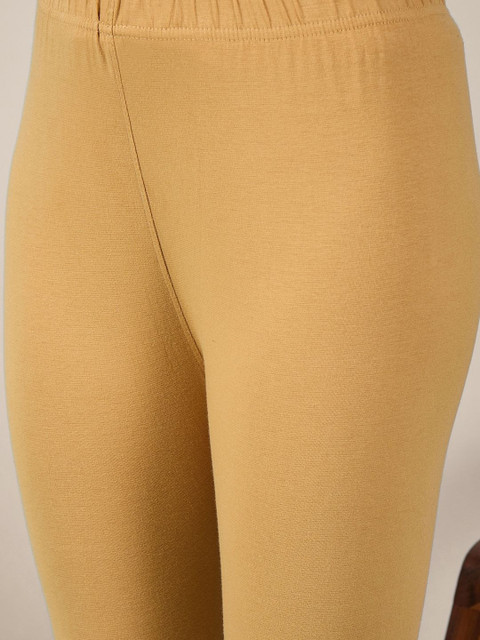 BUY NEW TREND Women Pack Of 2 Mid-Rise Pure Cotton Ankle-Length Leggings - Image 7