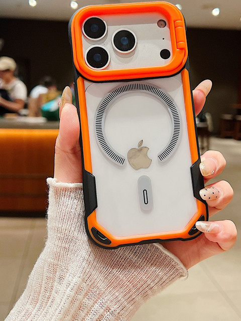 Luxury Kase Shockproof iPhone 17 Pro Max Rotating Kickstand Ring Back Case