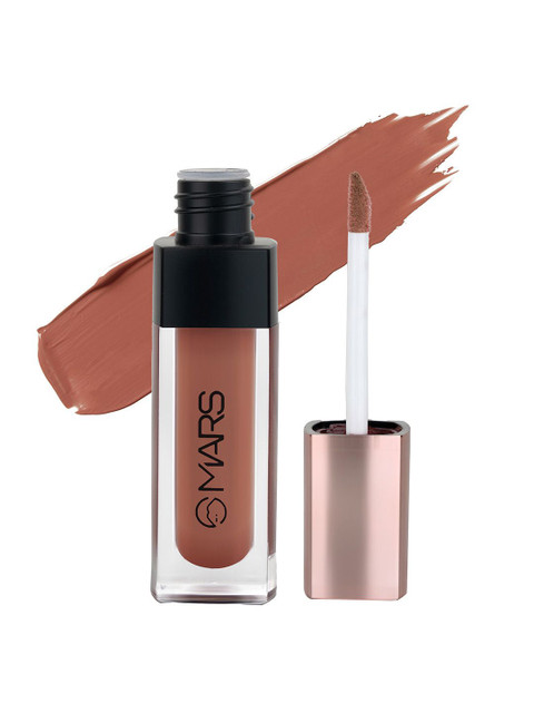 MARS Popstar Non Transfer Long Lasting Matte Liquid Lipstick 6ml - Pop Off 21