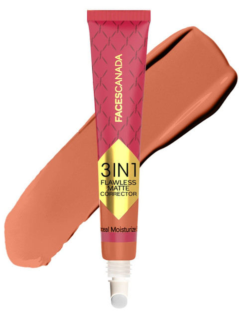 FACES CANADA 3 in 1 Flawless Matte Corrector for Dark Circles & Spots 8g - Orange
