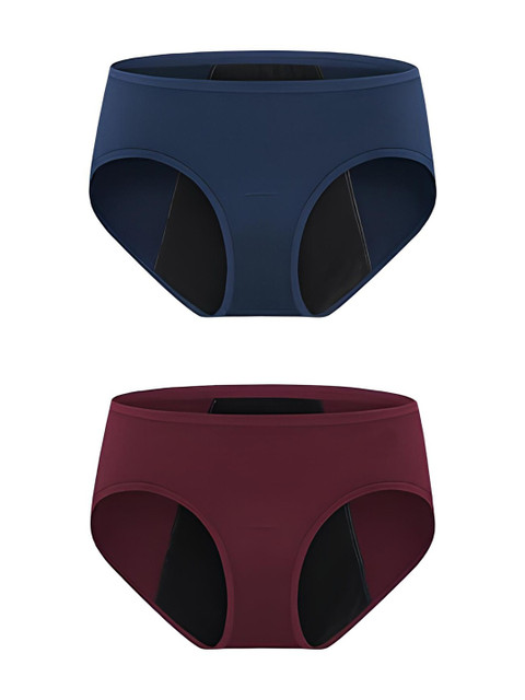 Diving Deep Pack Of 2 Super absorbent & Reusable Period Briefs
