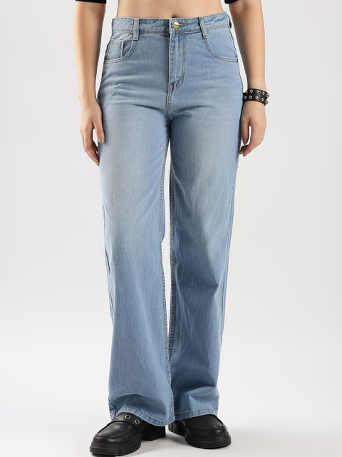 zayla Women Jean Flared High-Rise Light Fade Jeans