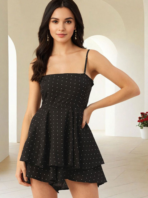 SZN Printed with Layered Jumpsuit