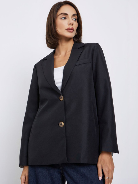 Styli Notched Lapel Single-Breasted Regular Fit Blazer - Image 3