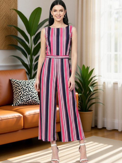 KYVO Women Striped Basic Jumpsuit