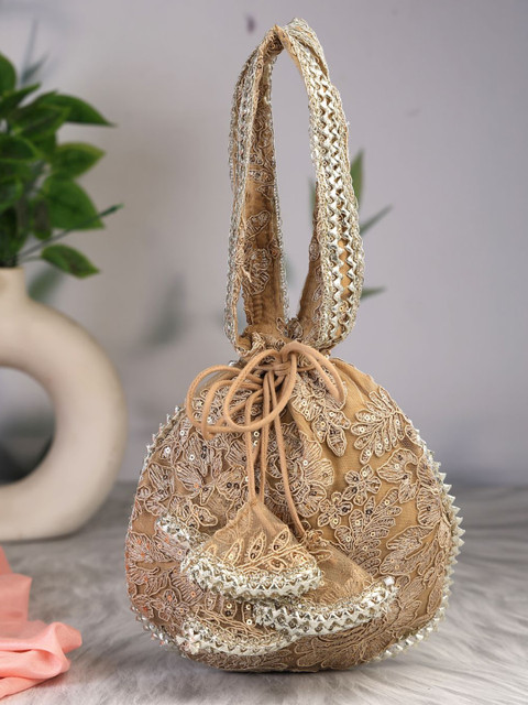 Dhrohar Embroidered Potli Clutch