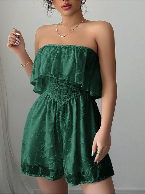 StyleCast Strapless Sleeveless Playsuit