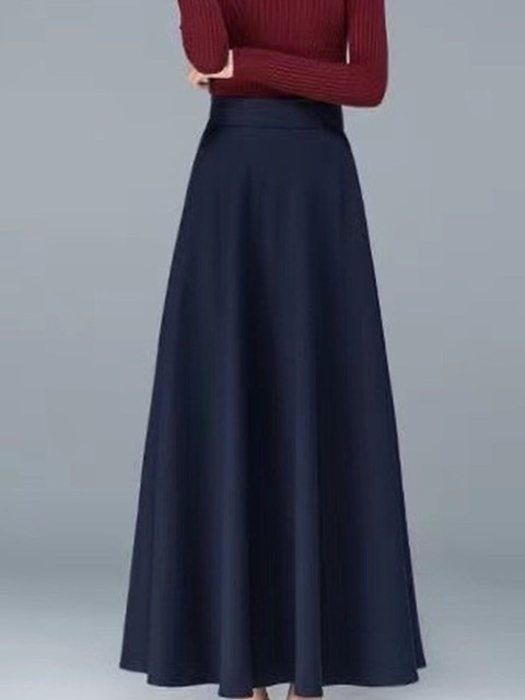 StyleCast Opaque A-Line Maxi Skirt