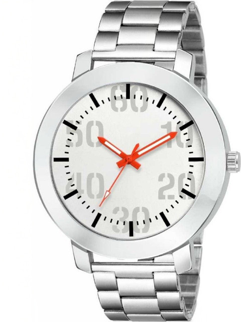 Miss Perfect Unisex Dial & Stainless Steel Bracelet Style Straps Analogue Watch ni937