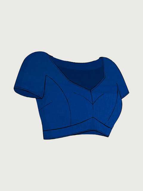 all about you Sequinned Poly Georgette Heavy Work Saree - Image 4