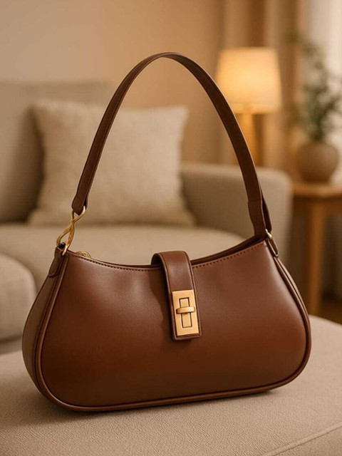 AshcrafZee PU Handheld Bag