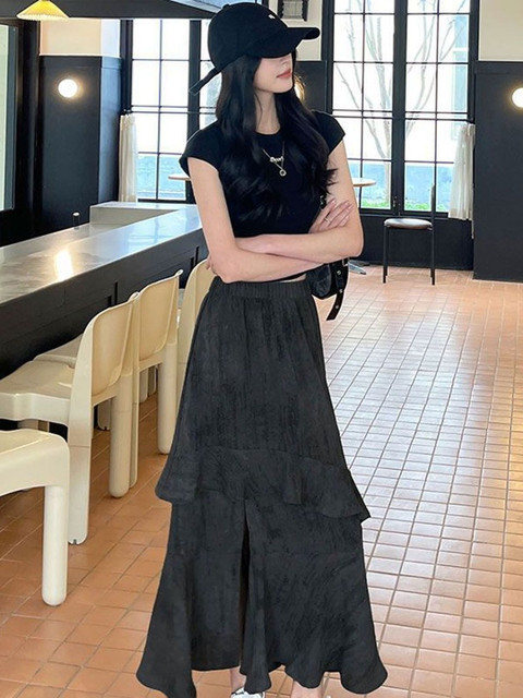 StyleCast A-Line Asymmetric Maxi Skirts