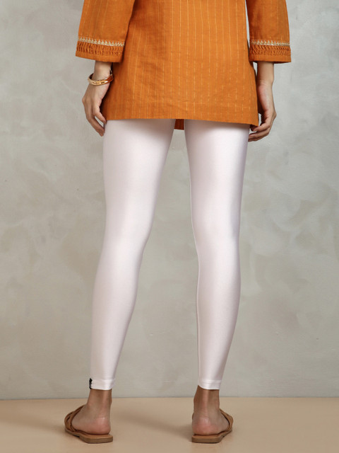 TWIN BIRDS Women Shimmering Ankle Length Shimmer Leggings - Image 3