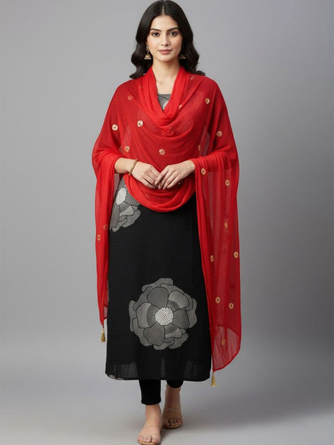 Sangria Women Ethnic Motifs Embroidered Dupatta