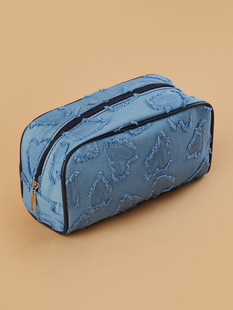 Ginger by Lifestyle Women Textured Polyester Pouch Travel Accessory