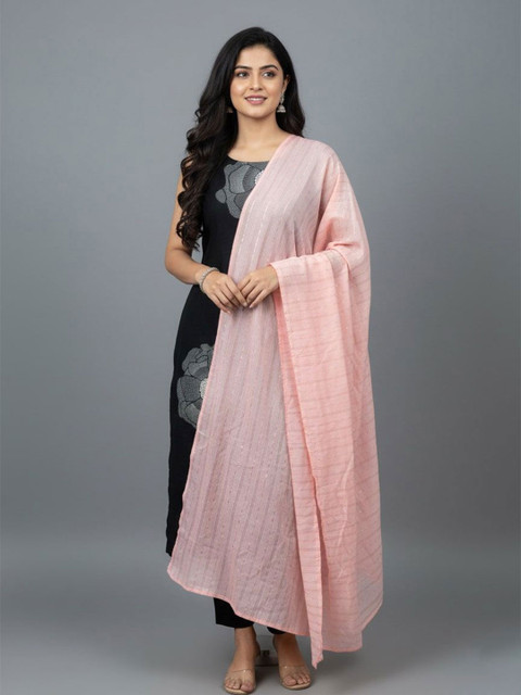 Sangria Woven Design Striped Ethnic Dupatta