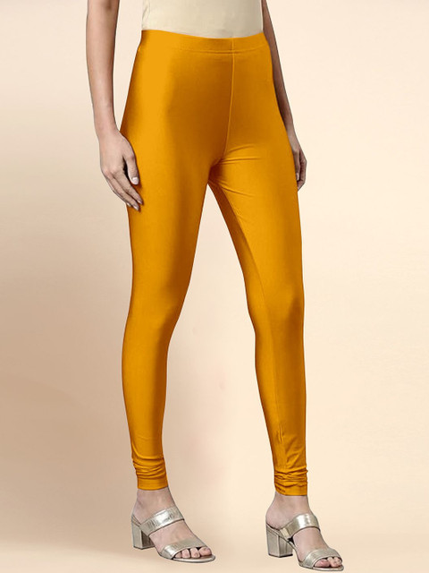 Trendmalls Women's Microfiber Elastane Stretch Soft Leggings with Ultrasoft Waistband - Image 2