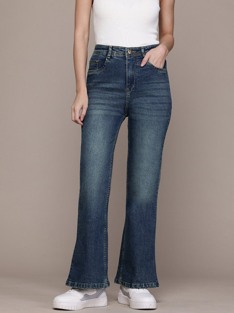 Nifty Women Flared High-Rise Stretchable Jeans