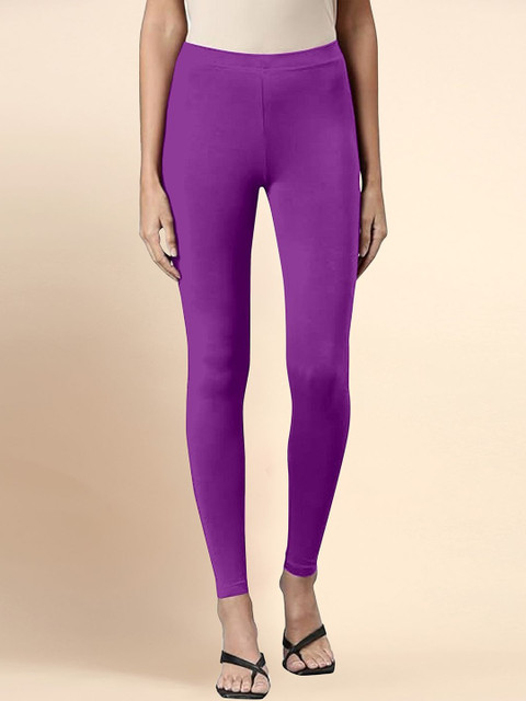 Trendmalls Women's Mid-Rise Ankle-Length Leggings