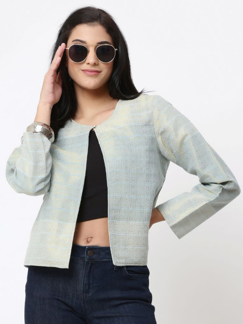 Nomad Lifestyle Women Self Design Open Front Blazers - Image 6