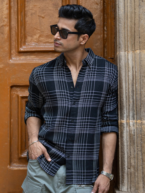 Powerlook Checked Casual Shirt