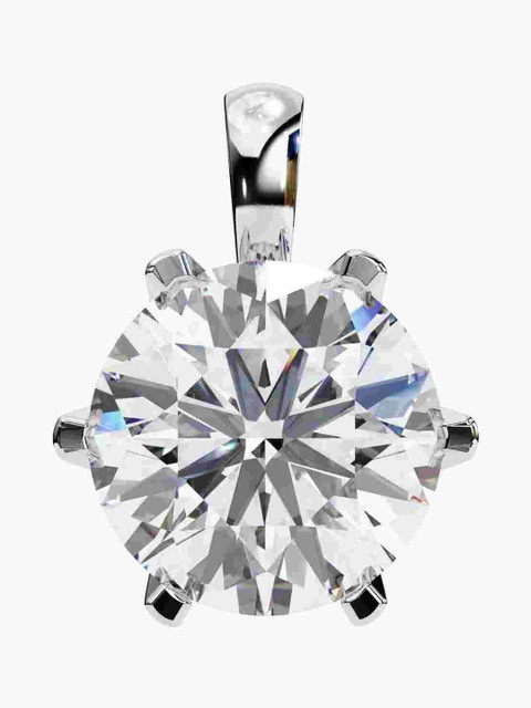 Valanova Sterling Silver Plated With White Gold & Certified Lab Grown Diamond 1.00cts Vsp0007r100 - Image 2