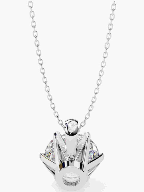 Valanova Sterling Silver Plated With White Gold & Certified Lab Grown Diamond 1.00cts Vsp0007r100 - Image 7