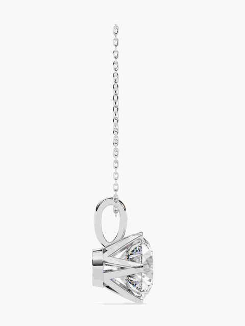 Valanova Sterling Silver Plated With White Gold & Certified Lab Grown Diamond 1.00cts Vsp0007r100 - Image 6
