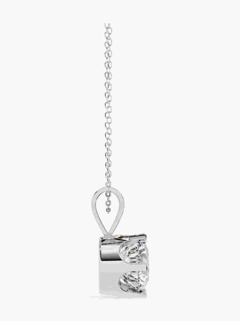 Valanova Sterling Silver Plated With White Gold & Certified Lab Grown Diamond 0.75cts Vsp0009r075 - Image 6
