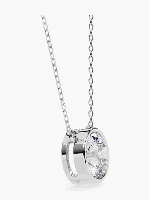 Valanova Sterling Silver Plated With White Gold & Certified Lab Grown Diamond 1.00cts Vsnb0014r100 - Image 3