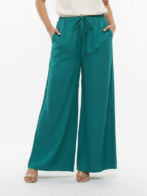 MAURYA Women Wide Leg Palazzos