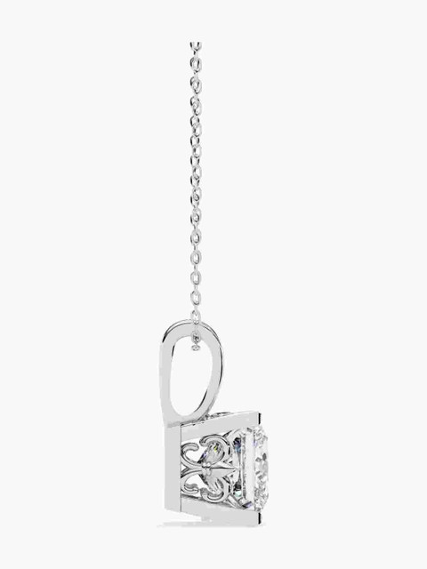 Valanova Sterling Silver Plated With White Gold & Certified Lab Grown Diamond 1.00cts Vsp0005p100 - Image 6