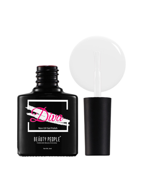 Beauty People Diva Long Lasting Non UV Gel Nail Polish 8ml - White 28