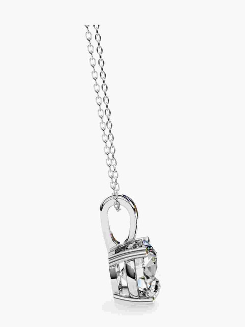 Valanova Sterling Silver Plated With White Gold & Certified Lab Grown Diamond 0.75cts Vsp0017r075 - Image 6