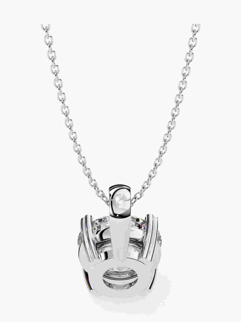 Valanova Sterling Silver Plated With White Gold & Certified Lab Grown Diamond 0.75cts Vsp0017r075 - Image 7