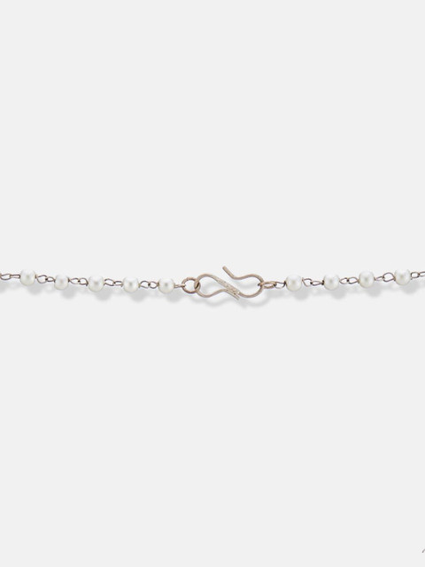 Fabindia Artificial Stones Studded & Beaded Oxidised Necklace - Image 6