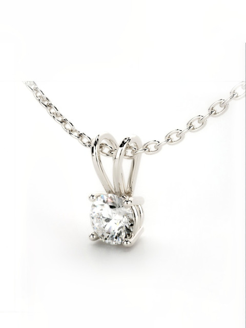 Valanova Sterling Silver Plated With White Gold & Certified Lab Grown Diamond 0.75cts Vsp0001r075 - Image 2