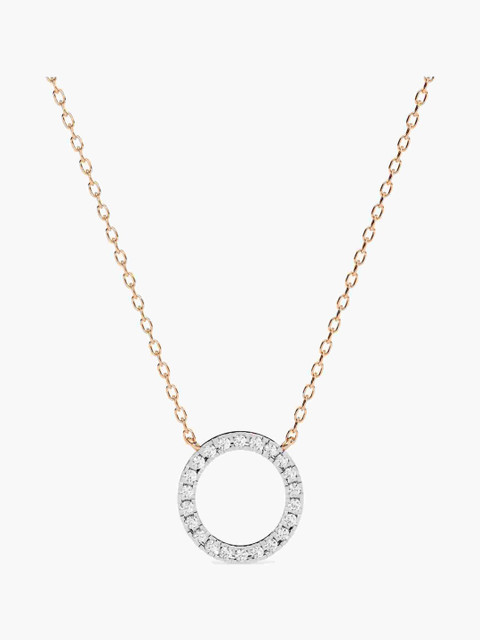 Valanova Sterling Silver Plated With Yellow Gold & Certified Lab Grown Diamond 0.42cts Vsnb0021