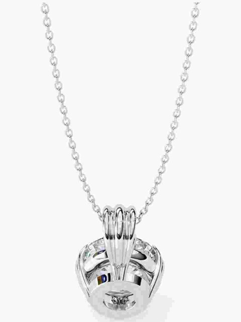 Valanova Sterling Silver Plated With White Gold & Certified Lab Grown Diamond 0.50cts Vsp0004r050 - Image 7