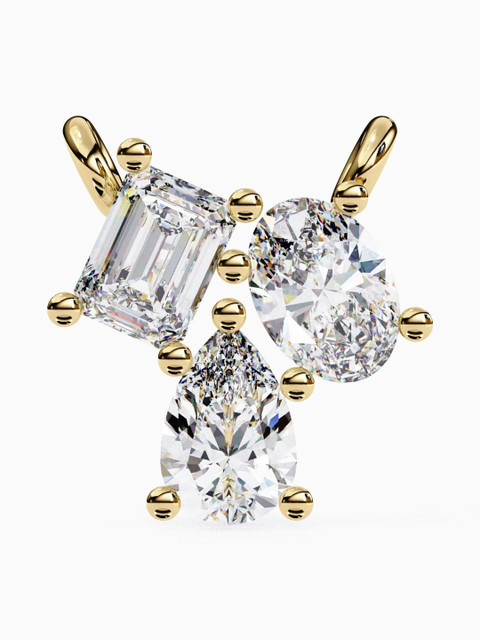 Valanova Sterling Silver Plated With Rose Gold & Certified Lab Grown Diamond 1.03cts Vsnb0017 - Image 2